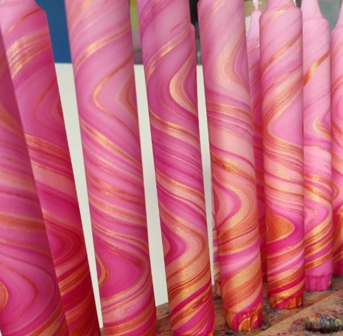 Mrs. Miccio Nr.31 Marmor Rosa/Bronse/Gull